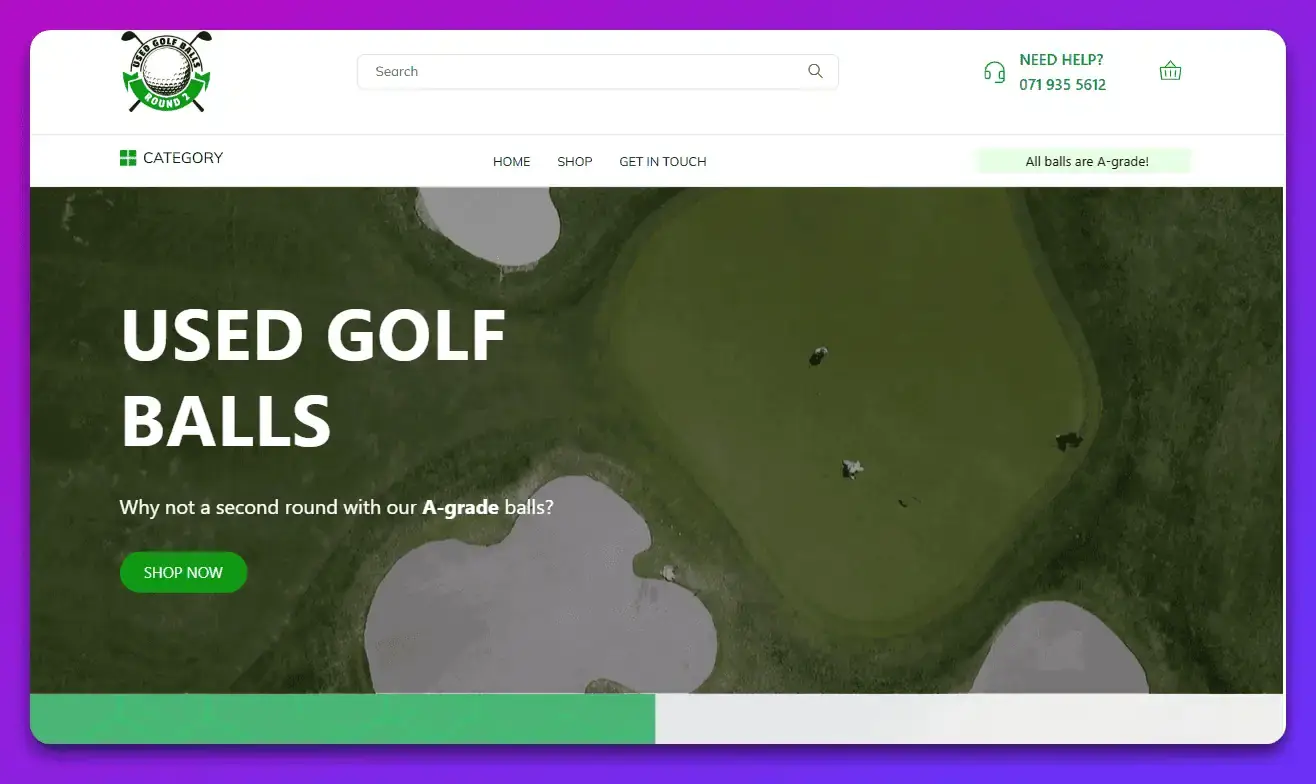 Round2 golf portfolio